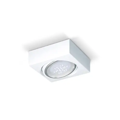 Spot Semi Embutir Ar111 Orientable Cuadrado Negro 6330N