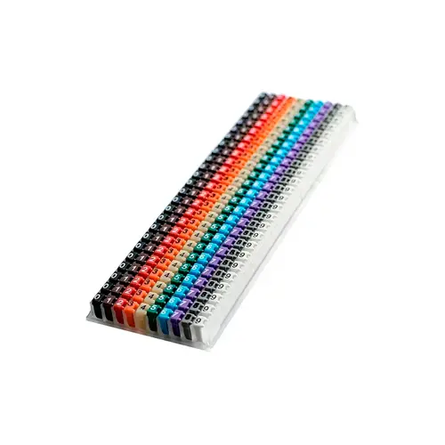 Identificador Cable 4 A 6 Jgo Letras A/J